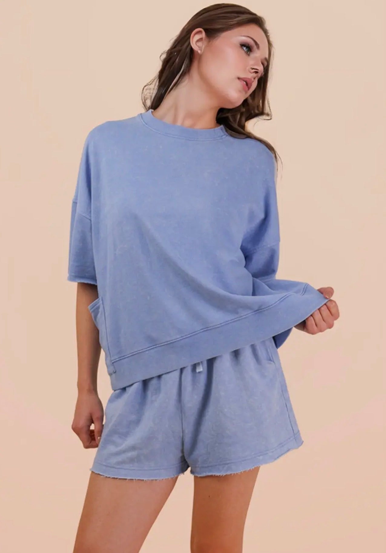 Mineral wash short set