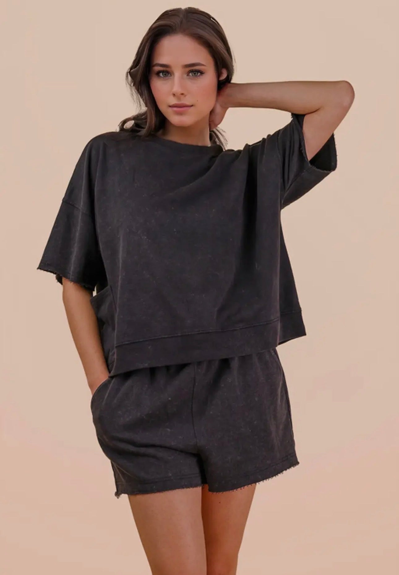 Mineral wash short set
