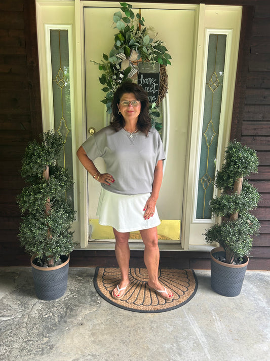 French white skort