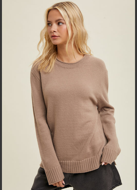 Camel sweater