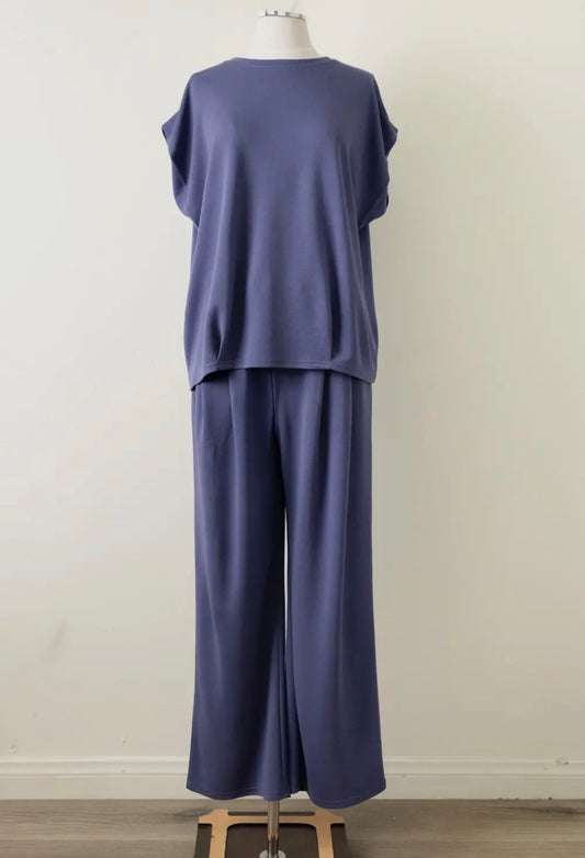 Denim blue lounge set