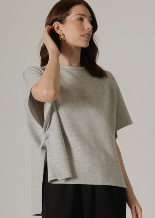 Side slit cape top