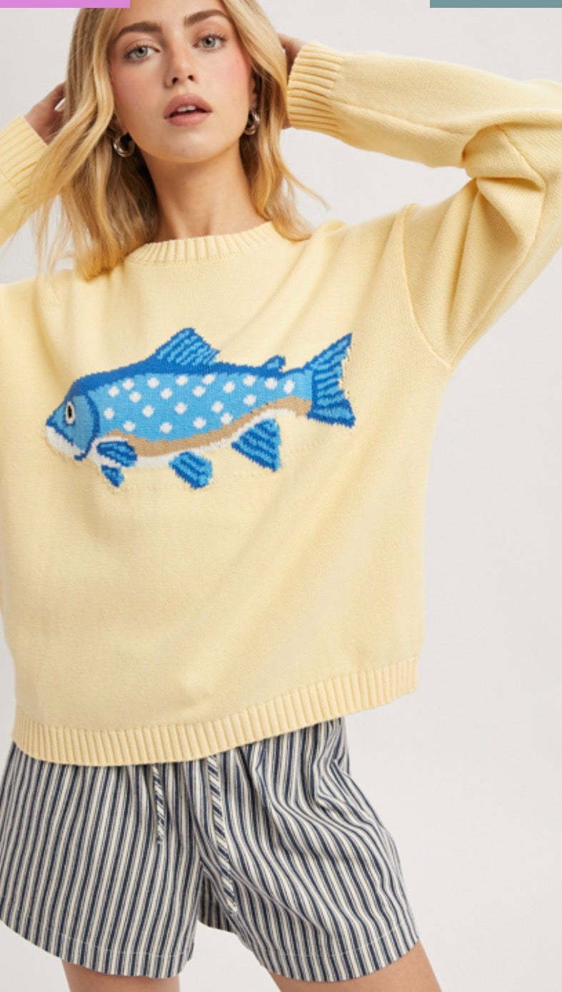 Go fish sweater
