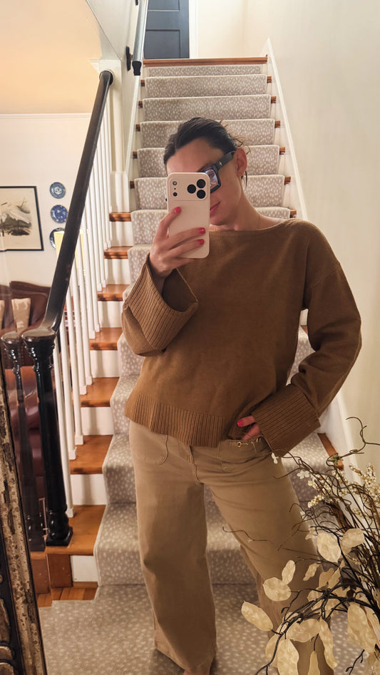 Carmel wide sleeve sweater