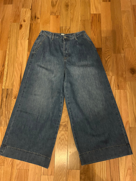 Wide leg denim