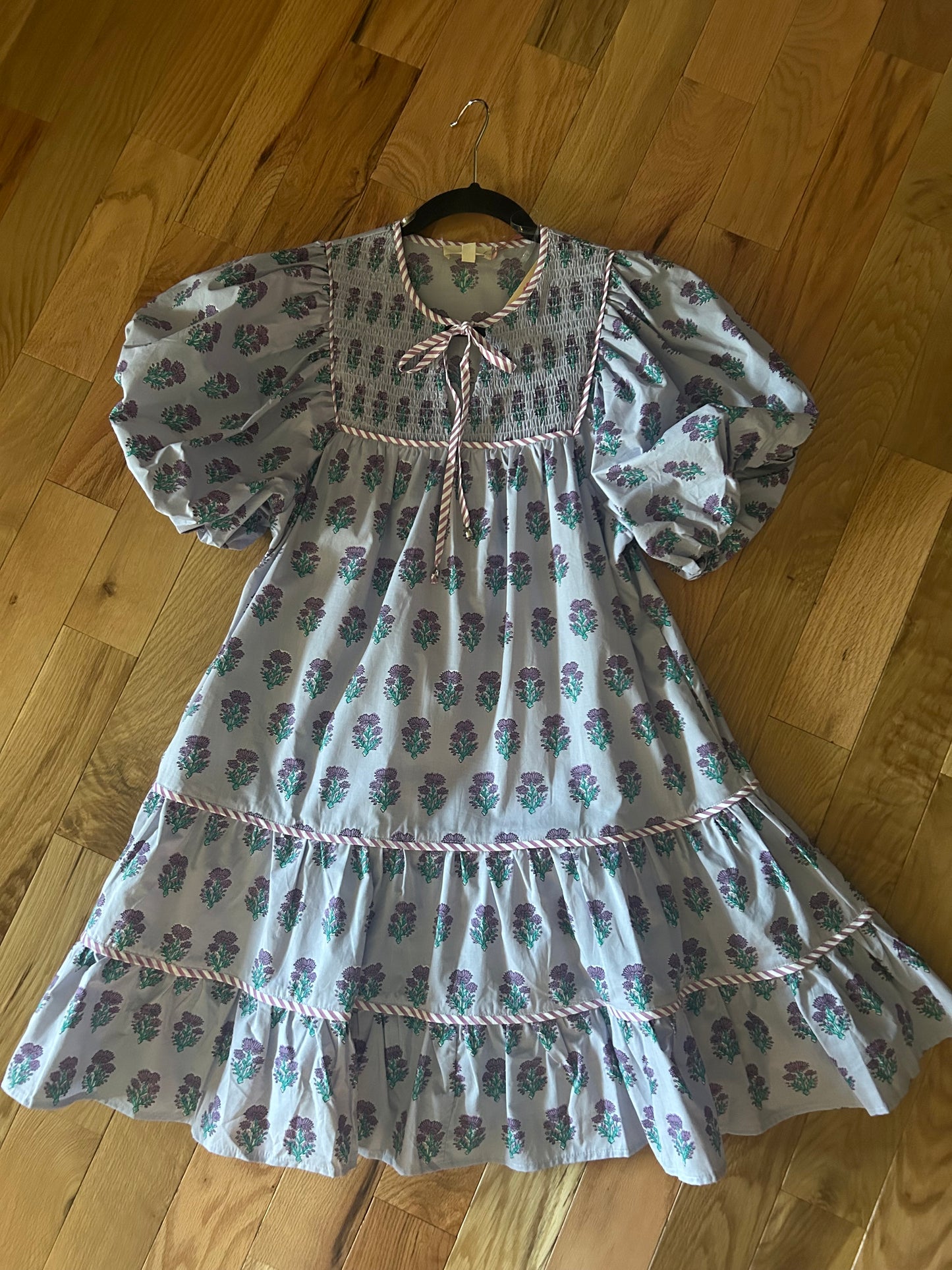 Lavender floral dress