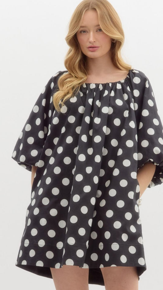 Polka dot mini