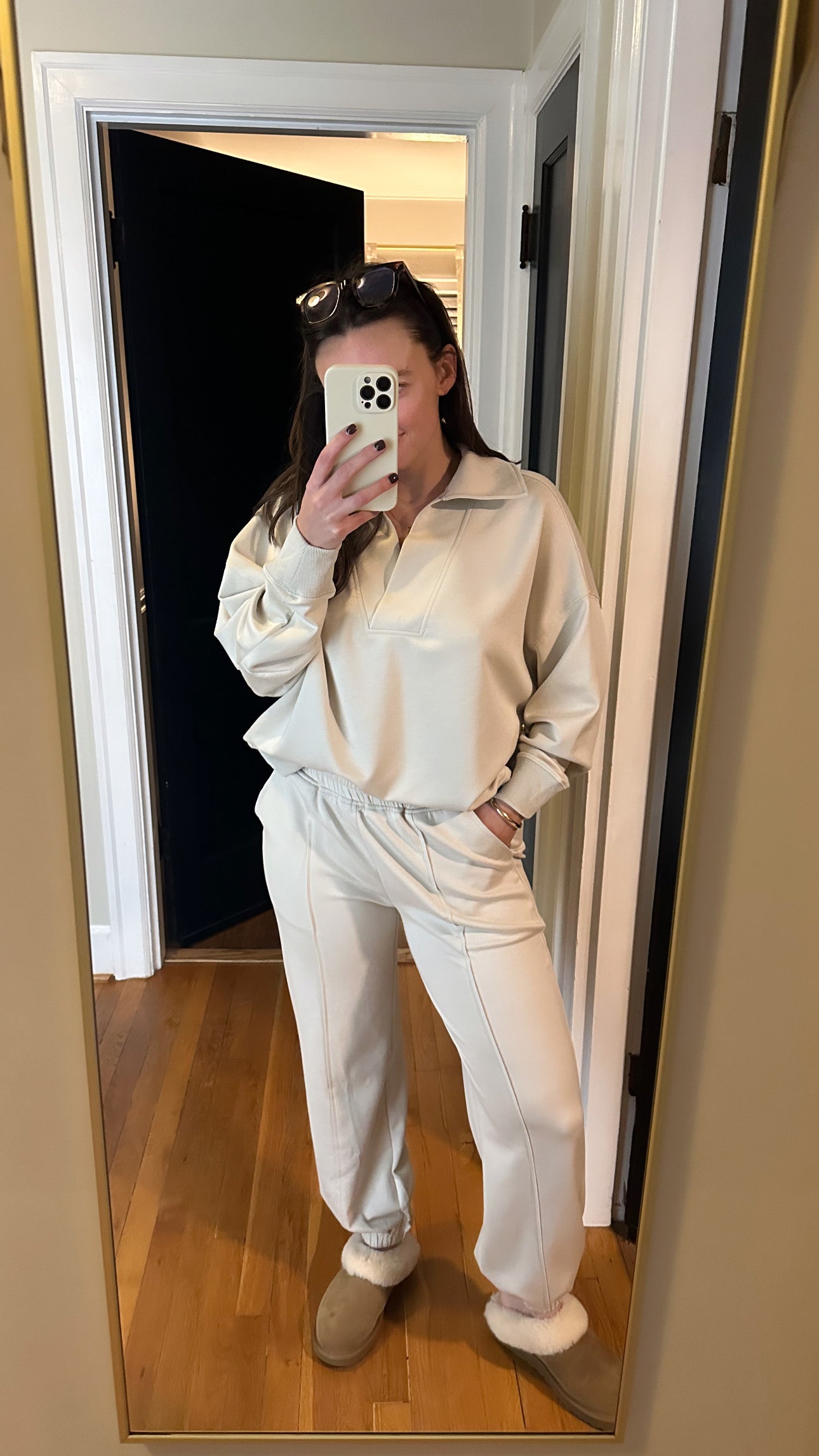 Cream jogger set